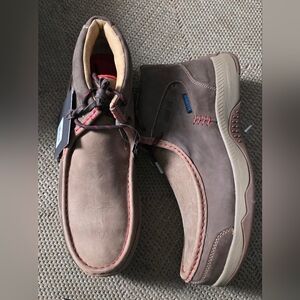 New! Cody James Wallabee Compose Moc Toe W Red Stitching Waterproof